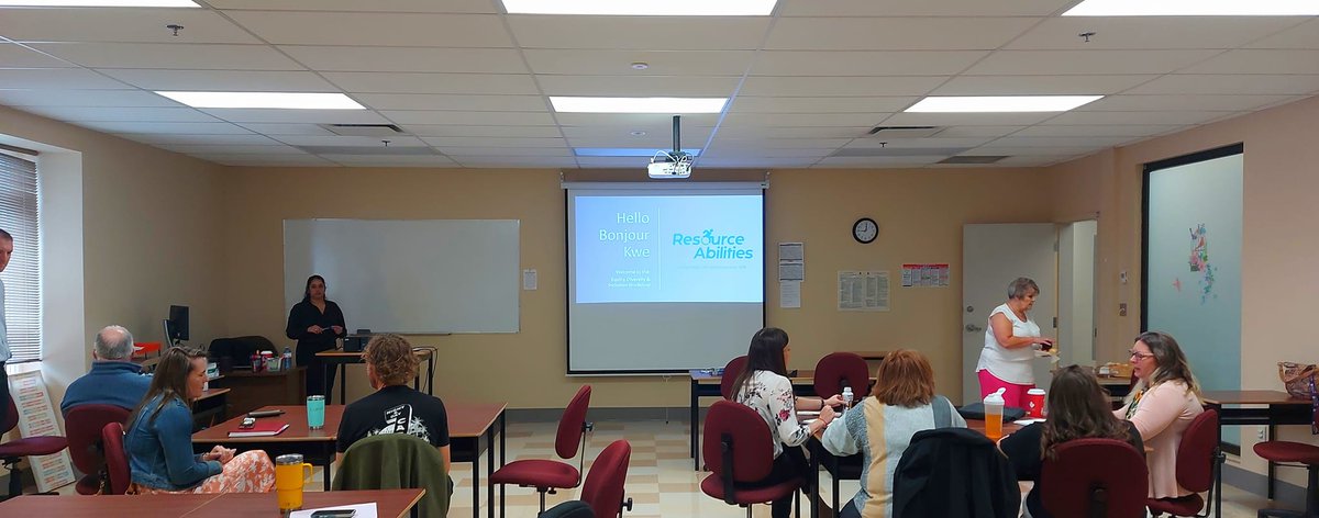 Great start of National AccessAbility Week with ResourceAbilities' EDI training in Summerside today 📷
#NAAW2023 #frompossibilitiestopractice #AccessibleCanada