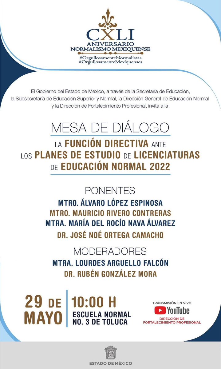 dbg_epoem's tweet photo. #Edoméx
#EducaciónDeCalidad
El Director de Bachillerato General participa en la Mesa de Diálogo: La Función Directiva ante Los Planes de Estudio de Licenciaturas de Educación Líderes por excelencia!
Sigue la transmisión en:
https://t.co/mzzWdXRtGt https://t.co/EQ4EfTcshe
