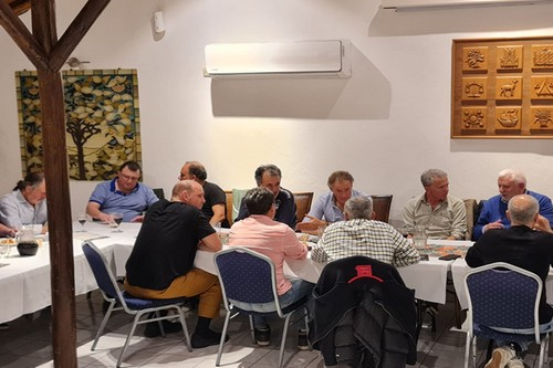 CCIUruguay's tweet photo. El pasado jueves 25 de mayo CCIU y #CIPEMU se reunieron para estrechar vínculos. #MichelTobal @RRozenblum https://t.co/R4GK8aurAh https://t.co/2zRfqi5PCC