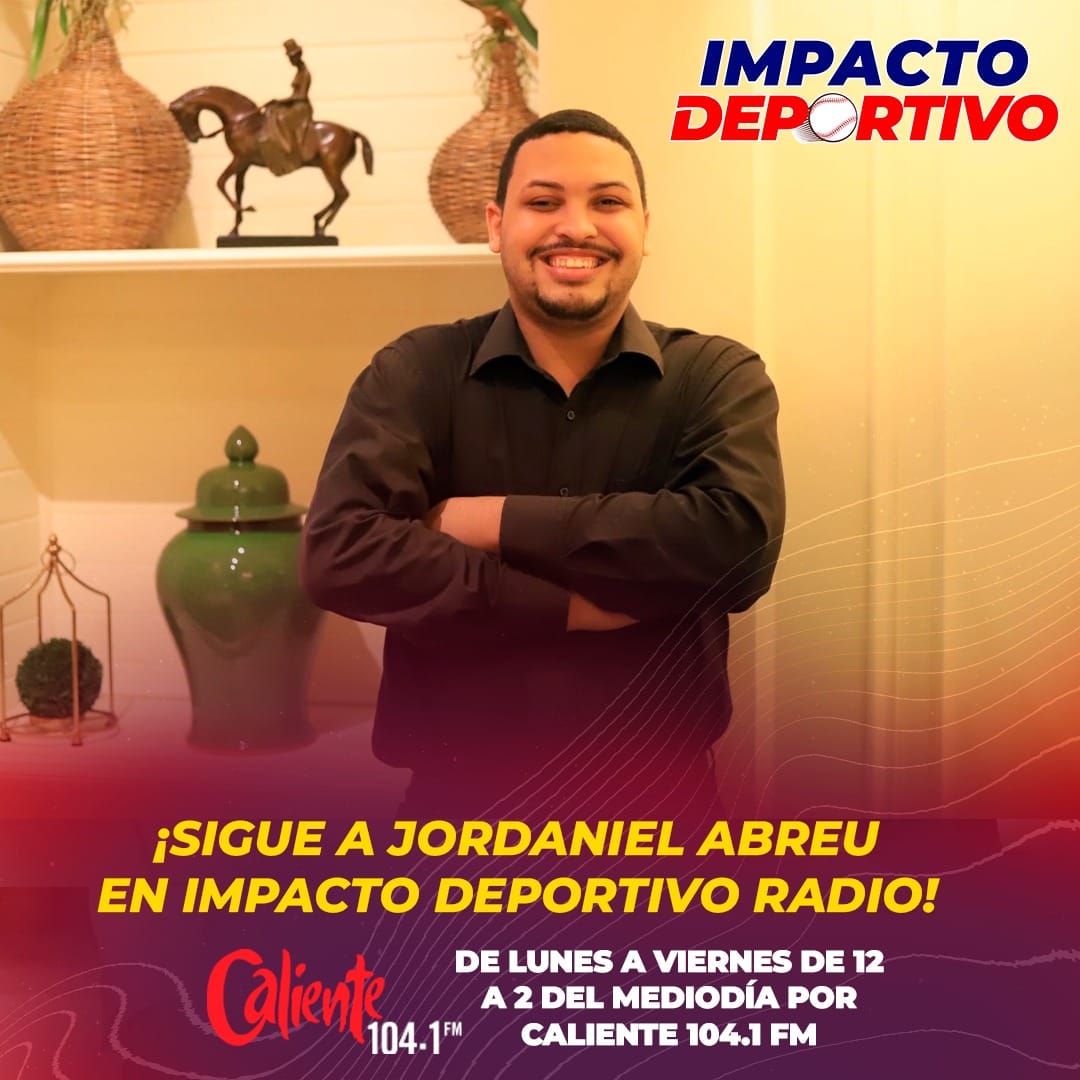 Laura_es09's tweet photo. Hoy en Impacto Deportivo Jordaniel Abreu va a hablar sobre:  

Los mejores dominicanos en el mes de mayo.

No te lo pierdas a las 12 del mediodía por caliente 104.1 FM.

@Elreydelaradio
@JordanStatsRD
@Caliente1041FM
#YoEscuchoImpactoDeportivo https://t.co/gQCh5T6zAX