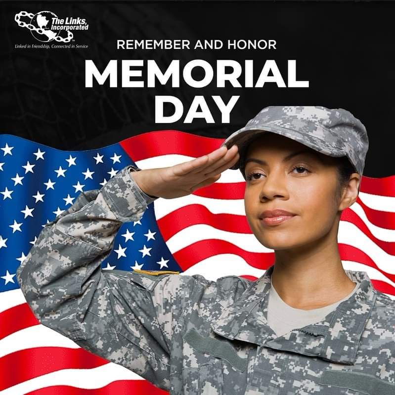 PCLinksInc's tweet image. The Links, Incorporated remembers and honors the men and women who gave the ultimate sacrifice to our nation. Their courage, bravery, and selfless service embody the best of what we can be. Happy Memorial Day!
