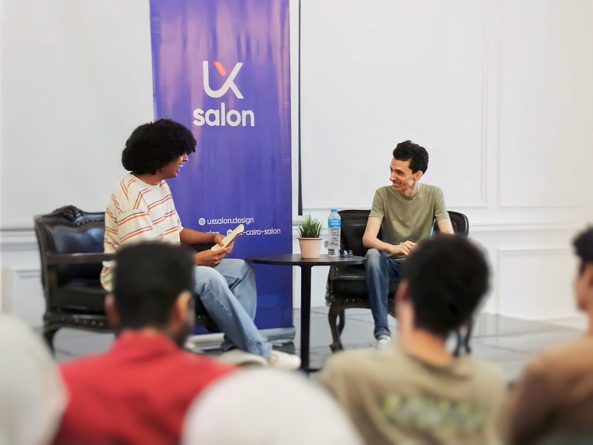 OmranAsh's tweet image. واحدة من الحاجات اللي بدأت احبها في كميونتي البرودكت ديزاين في مصر هي كثرة ال meetups ❤️
Thank you UX Salon
#productdesign #ux #uxcommunity #مجتمع_المصممين