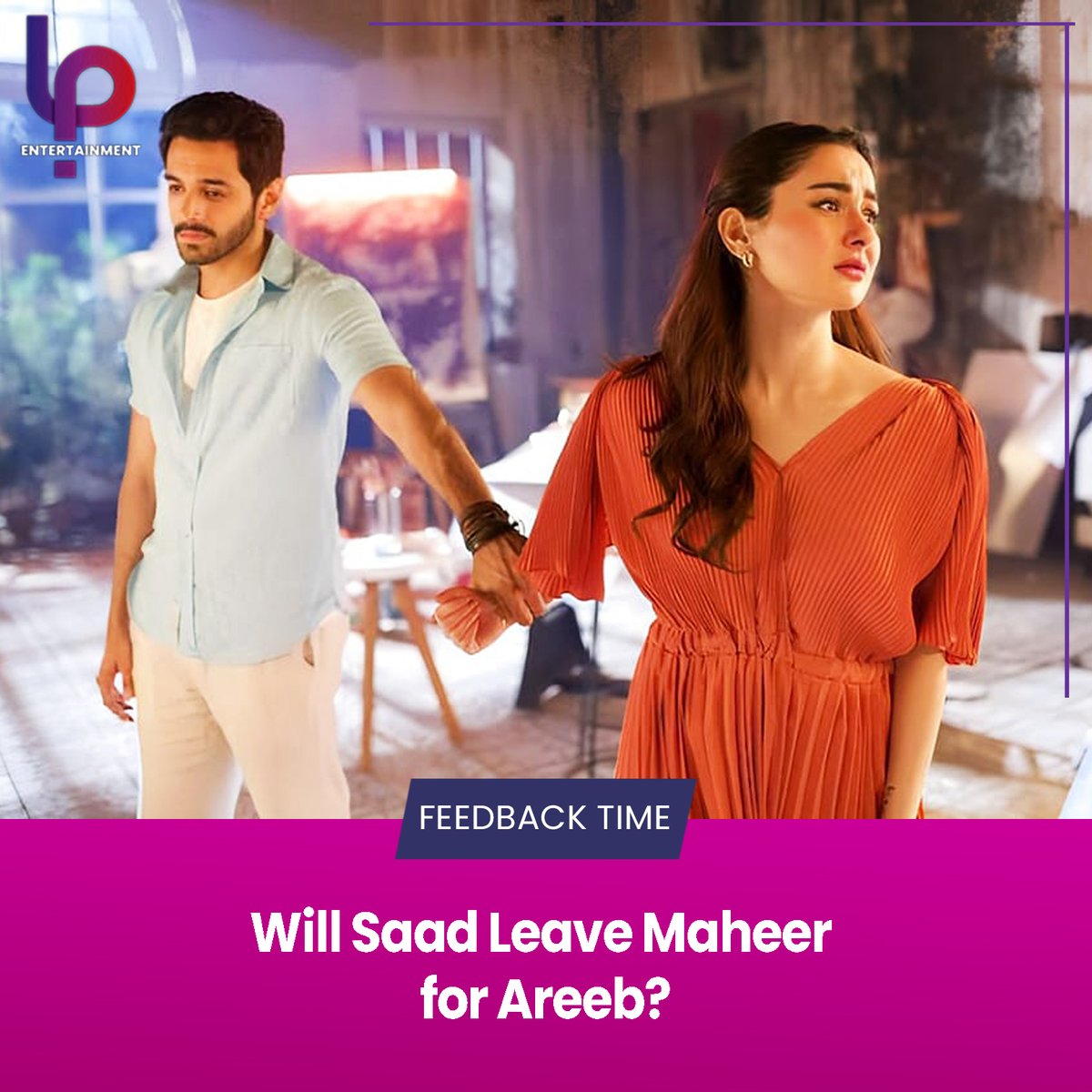 How was tonight's Episode of Mujhe Pyaar Hua Tha?

Will Saad leave her wife Maheer for Areeb? What do you think?

#WahajAli #HaniaAamir #LPEntertainment #ZaviyarNauman #AryDigital #MujhePyaarHuaTha