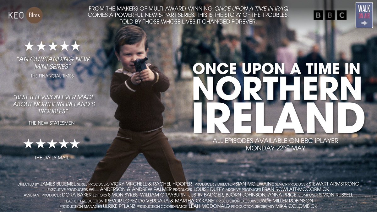 ‘When they asked me “Daddy what did you do in The Troubles?” I wanted to say.. I partied a lot, I drank, did drugs and had a good time. And I didn’t kill anybody.’ Terri Hooley in Episode 2 of #onceuponatimeinnorthernireland @bbc2 9pm tonight and on Iplayer