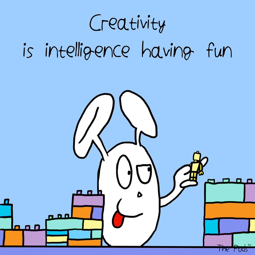 Have fun this week!
#fun #monday #welovemondays #meetthepods #thepods #bunnypod #creative #creativity #fun #intelligent #intelligence #bright #smart #goodweek #quote #mondayquote #motivationalquote #creativequote #lego #motivationalmonday