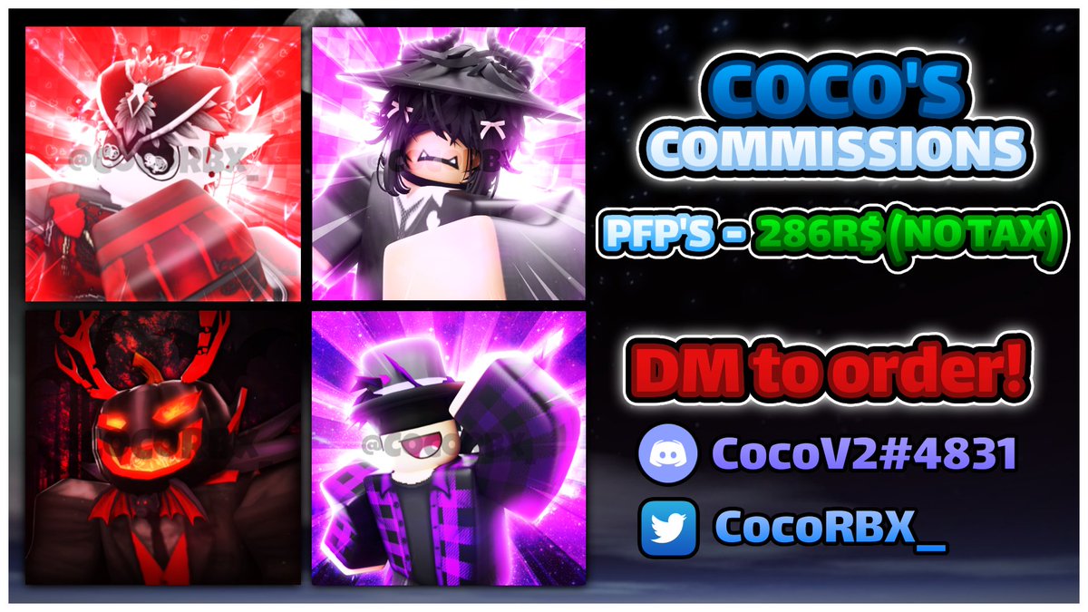 Coco | commissions OPEN on Twitter: "I made a GFX commission sheet guys