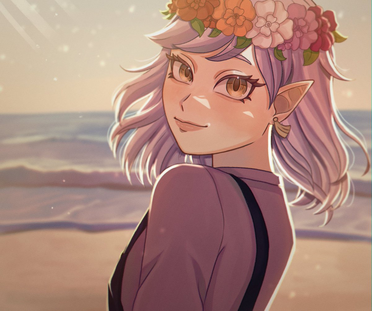 More of a simple piece, but I had this idea of Amity with a flower crown with he lesbian colors 👉👈
Its very subtle but I needed to do it with pride month being soon

#AmityBlight #Amity #TheOwlHouse #TOH #tohfanart #PrideMonth