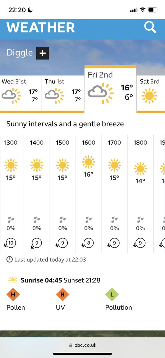 We don’t often get to say this - but pack the suncream and 🦟spray for #whitfriday
