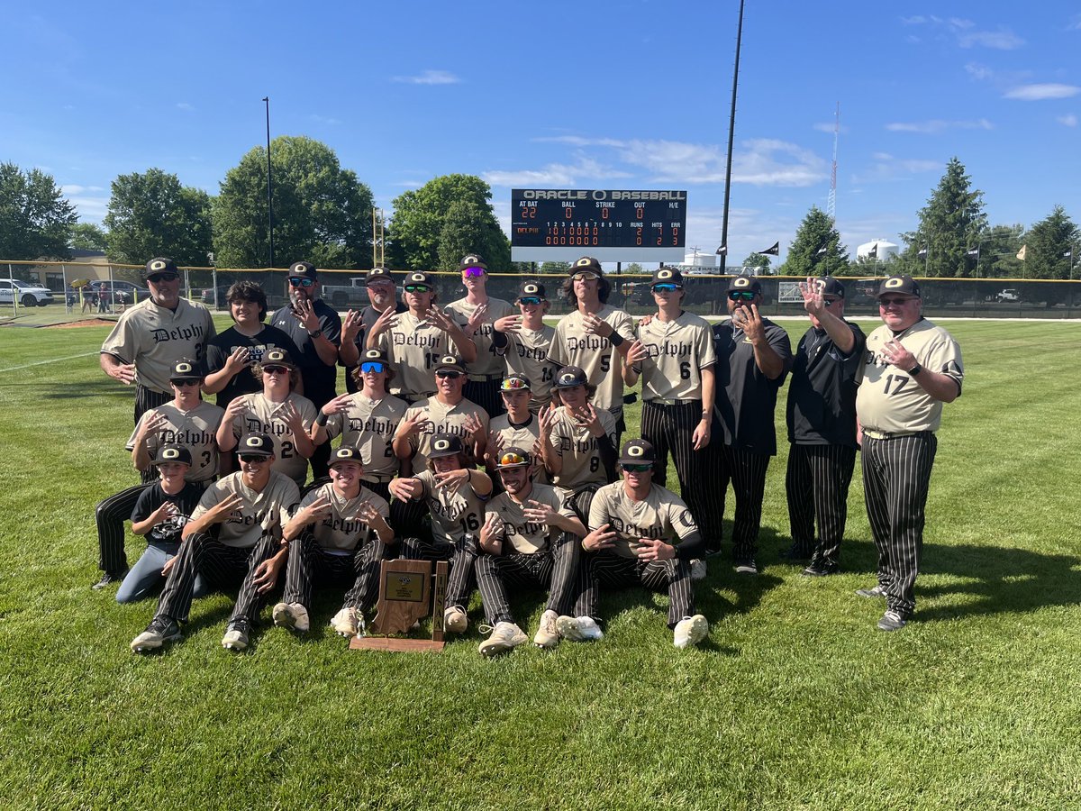 Back to Back to Back to Back!!!!
That’s two Sectionals on the diamond in 1 week!!!