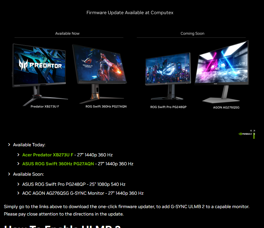 Abolished_Dream's tweet image. Just FYI in case you have a XB273UF and live in the US this Firmware update for #ULMB2 is not available. I have confirmed this via multiple points of contact with @AcerAmerica  Customer Support, who have repeated told me to continue to visit the site, as they have no release date