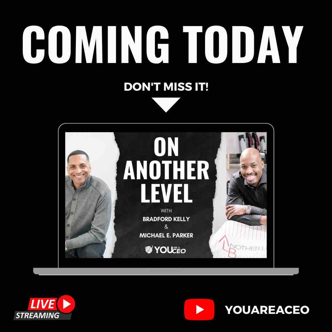 Hear the powerful journey of Bradford Kelly & learn how to turn your #career into the #business of your dreams. Subscribe to know when we’re live: youtube.com/@Youareaceo 

#Barber #Entrepreneurship #StartingABusiness #Goals #Transformation #Entrepreneurship #MichaelEParker