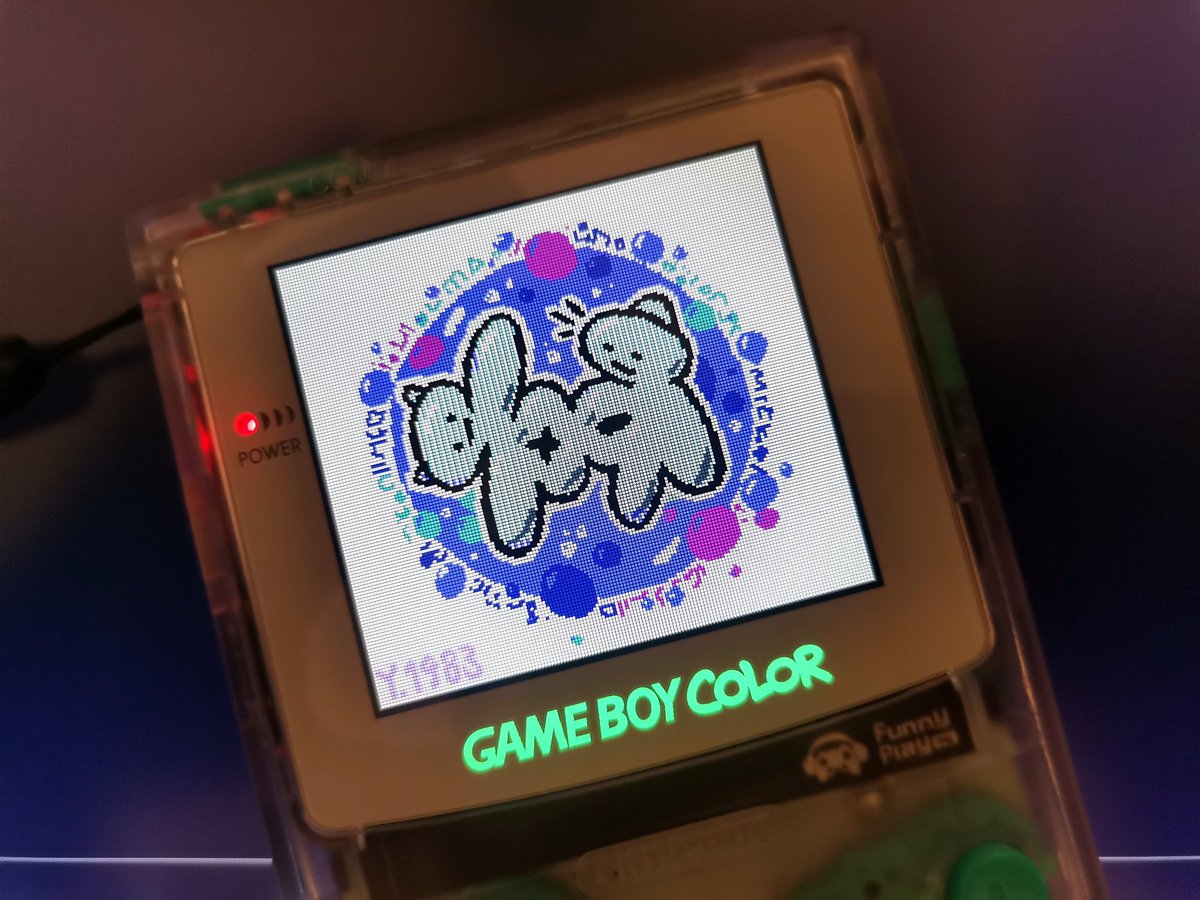 Testing Game Boy multicolor! ❤️

#nintendo #gameboy #nintendogameboy #gamedev #indiedev #homebrew #gbstudio #pyxeledit #pixelart #graffiti #demoscene