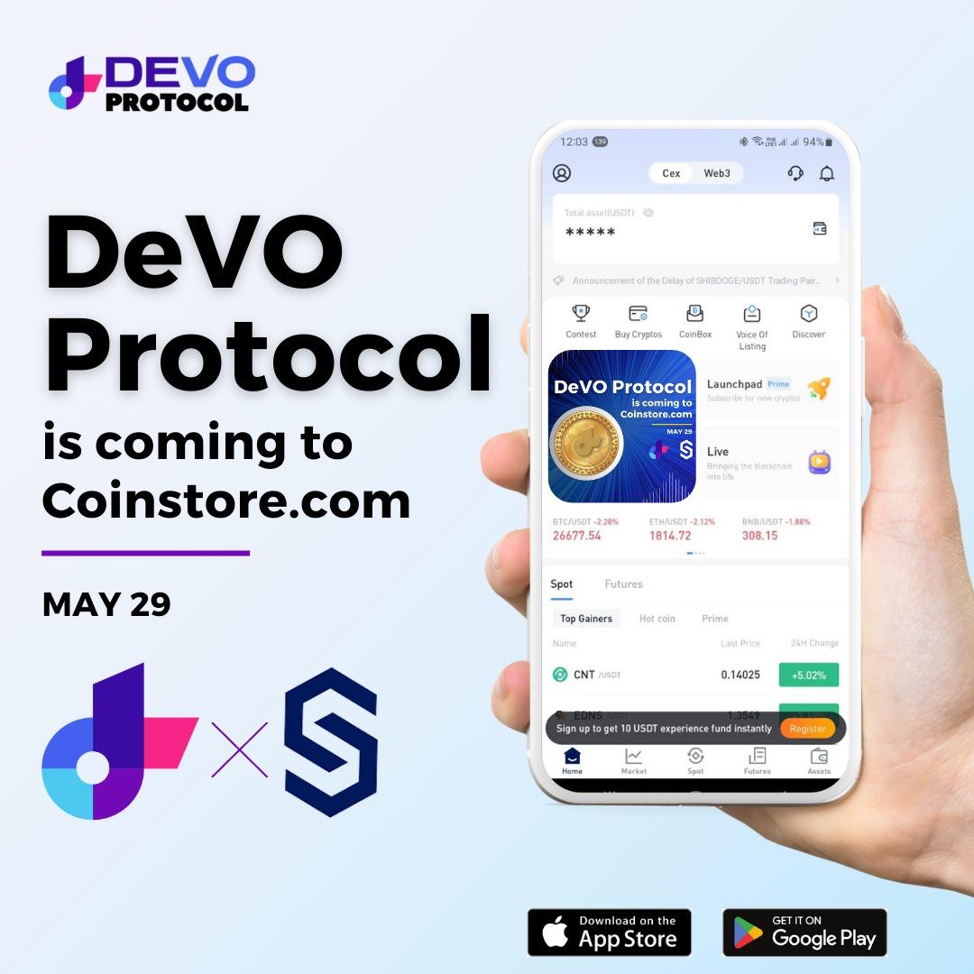 Get ready for a breakthrough in philanthropy. A token that gives back - $DVO by #DeVOProtocol, ready to launch in 15 hours on <a href="/CoinstoreExc/">Coinstore</a>. Join us in creating a decentralized volunteering economy. Empowering, transparent, revolutionary. #crypto #blockchain #ethereum #btc