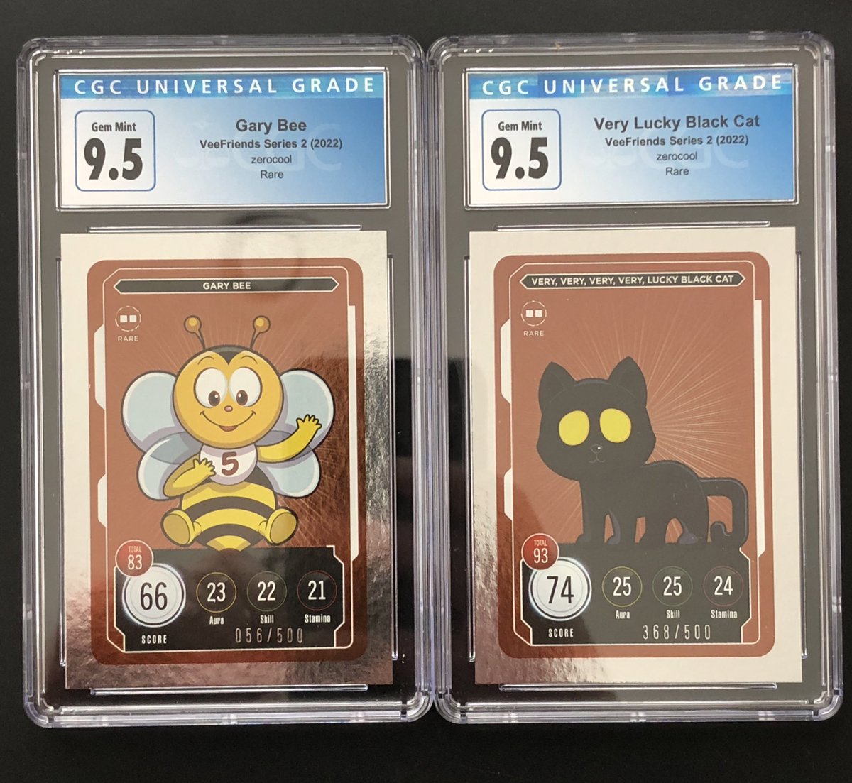 Just got these back from CGC #VeeCon <a href="/garyvee/">Gary Vaynerchuk</a> <a href="/veefriends/">VeeFriends</a>