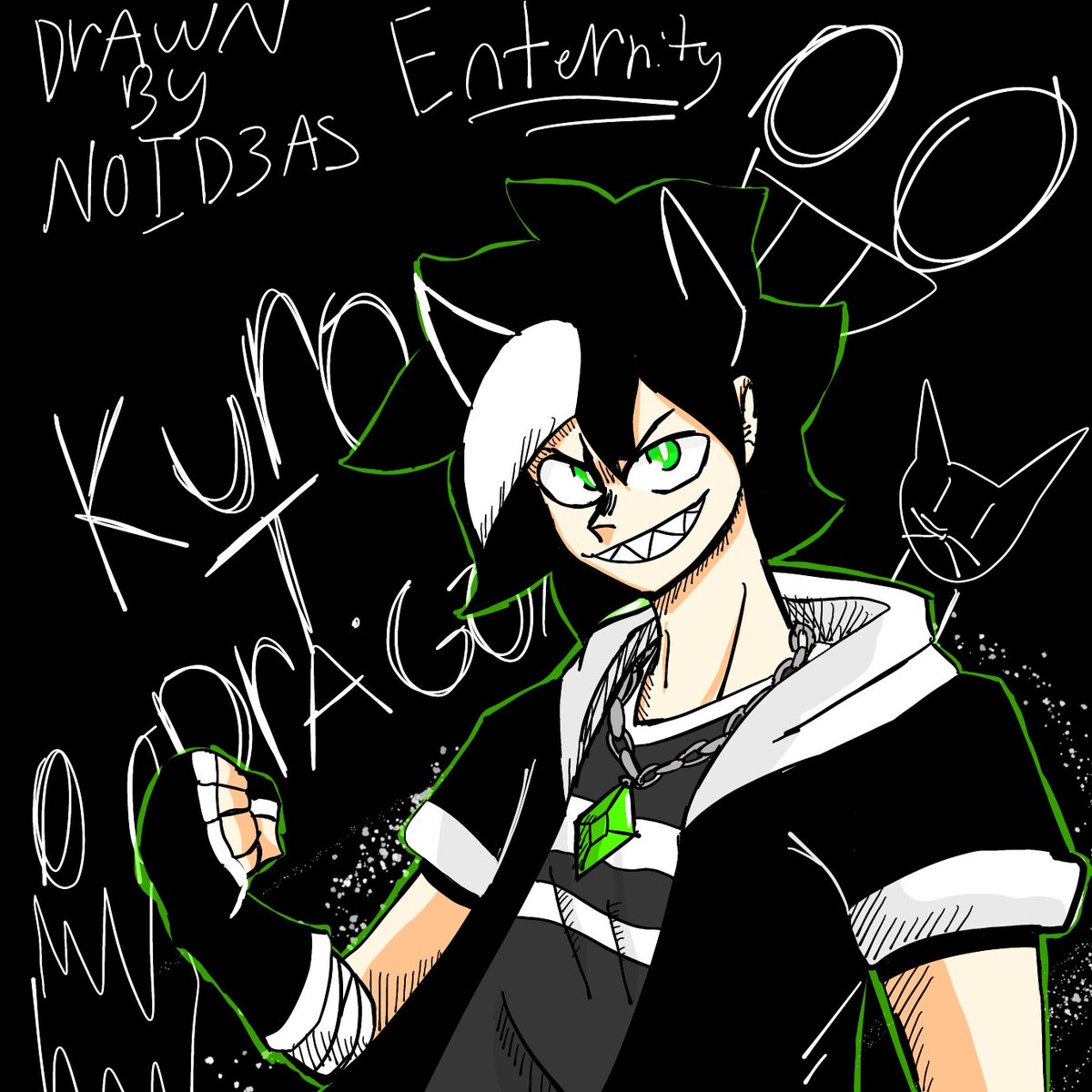 ZeefyGreen's tweet photo. My favorite character Kuro @rageman709 #RageOCs https://t.co/bHr8VmSBgU