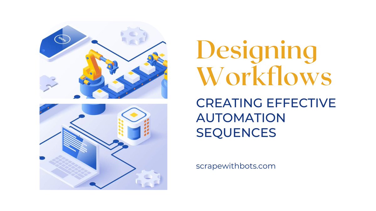 ScrapewithBot's tweet image. Unleash the true power of automation! Learn how to design effective workflows and create automation sequences that save time, reduce errors, and maximize productivity. 🔄⏱️ 
Learn more: scrapewithbots.com/what-is-the-fi…
#EffectiveWorkflows #MaximizeProductivity