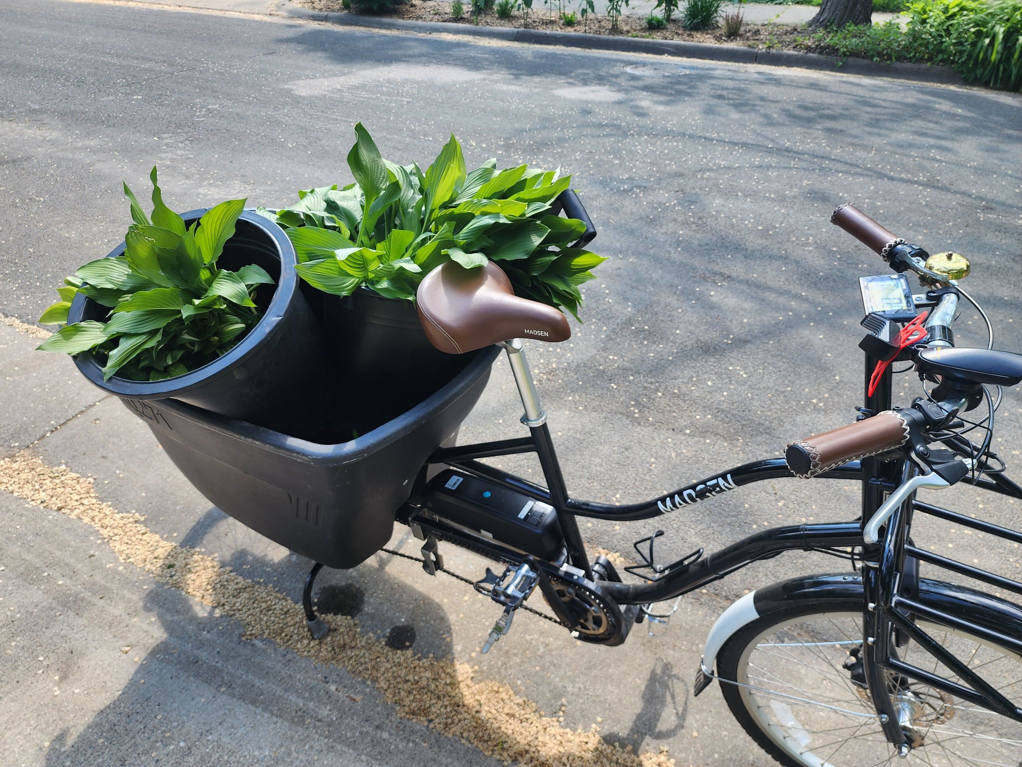 Bike with bucket 2025 on front