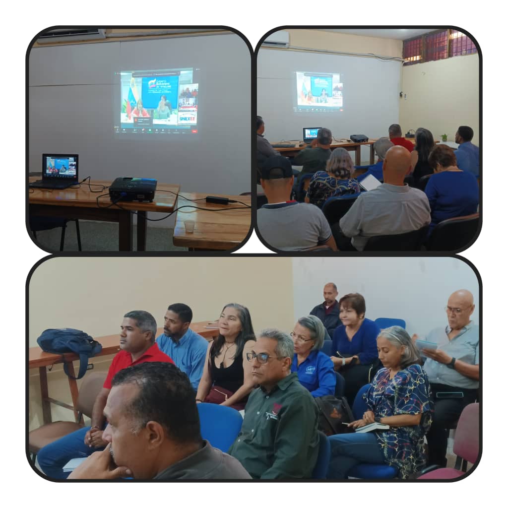 SomosUnem's tweet photo. #Entérate 📣|| Las #ULGU de los estados Sucre, Nueva Esparta, Lara y  Barinas se unieron este #29May a la #VideoConferencia donde las ministras @_LaAvanzadora y @sandraoblitasr daban las orientaciones sobre el #SNI
#UniónSuramericana 
@NicolasMaduro https://t.co/S0r2Rlb0Hf
