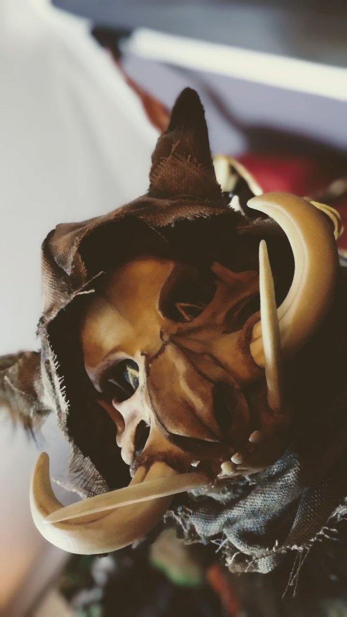Cryptid day

#fursuit #furry #costumedesign #skullmask