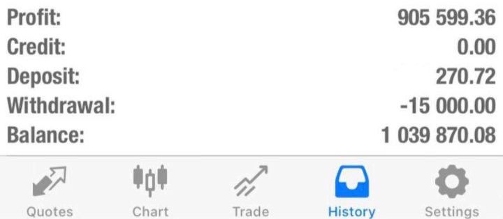 GaryGoldtrader's tweet photo. On the first of May, I wanted to try and do something crazy. To open and grow a 3 digit account to a 7 digit account.   Some think its impossible and some say I was a mad man but you see the proof!   I grew my account by 10,000 times in only 1 MONTH! The haters will shut up https://t.co/LVxmPfq2R5
