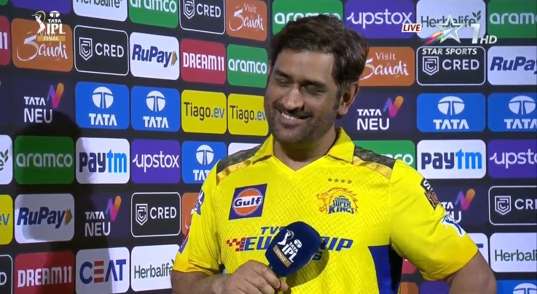 Waynecorp77's tweet photo. I too get frustrated,i too get emotional!!
Aawwww my man is like us❤️❤️I try to play one more season and it depends on my body. You have ticked all boxes champ. Whatever you do is just a bonus addition for us. #IPL2023Final https://t.co/FB4Z2bBpid