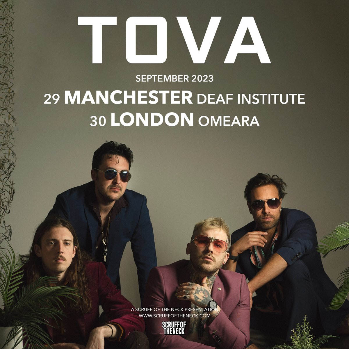 TOVA (@tova_music) on Twitter photo NEW SHOWS - TIX HERE 👇snd.click/NEWReleaseOBLI…
<a href="/DeafInstitute/">The Deaf Institute</a> <a href="/OmearaLondon/">OMEARA</a> <a href="/scruffoftheneck/">Scruff of the Neck</a> <a href="/EaracheRecords/">Earache Records ♠️</a> NEW SHOWS - TIX HERE 👇snd.click/NEWReleaseOBLI…
<a href="/DeafInstitute/">The Deaf Institute</a> <a href="/OmearaLondon/">OMEARA</a> <a href="/scruffoftheneck/">Scruff of the Neck</a> <a href="/EaracheRecords/">Earache Records ♠️</a>