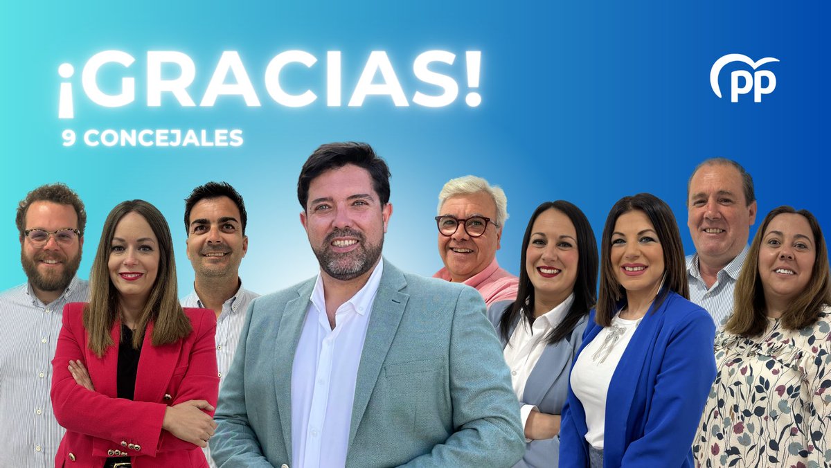 💼 Este será el equipo de 9 concejales que trabajarán por el bienestar de los loreños y el desarrollo de nuestro pueblo.

 #EntreTodos conseguiremos la Lora que merecemos. 

¡Gracias por la confianza!
