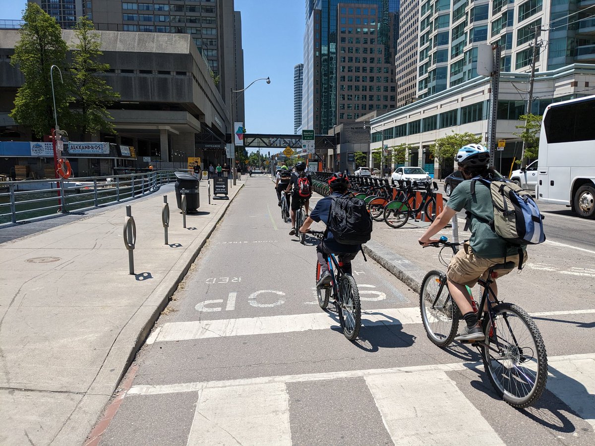MrColautti's tweet photo. Congratulations to members of SJPII's first ever EnduroChallenge Cycling Club, and the culminating ride of the season: 31km from East Scarborough all the way to the CN Tower! What a great spin! @TCDSB #bikelife @SJPIIAthletics #bikeclub https://t.co/WcjKoEjbym