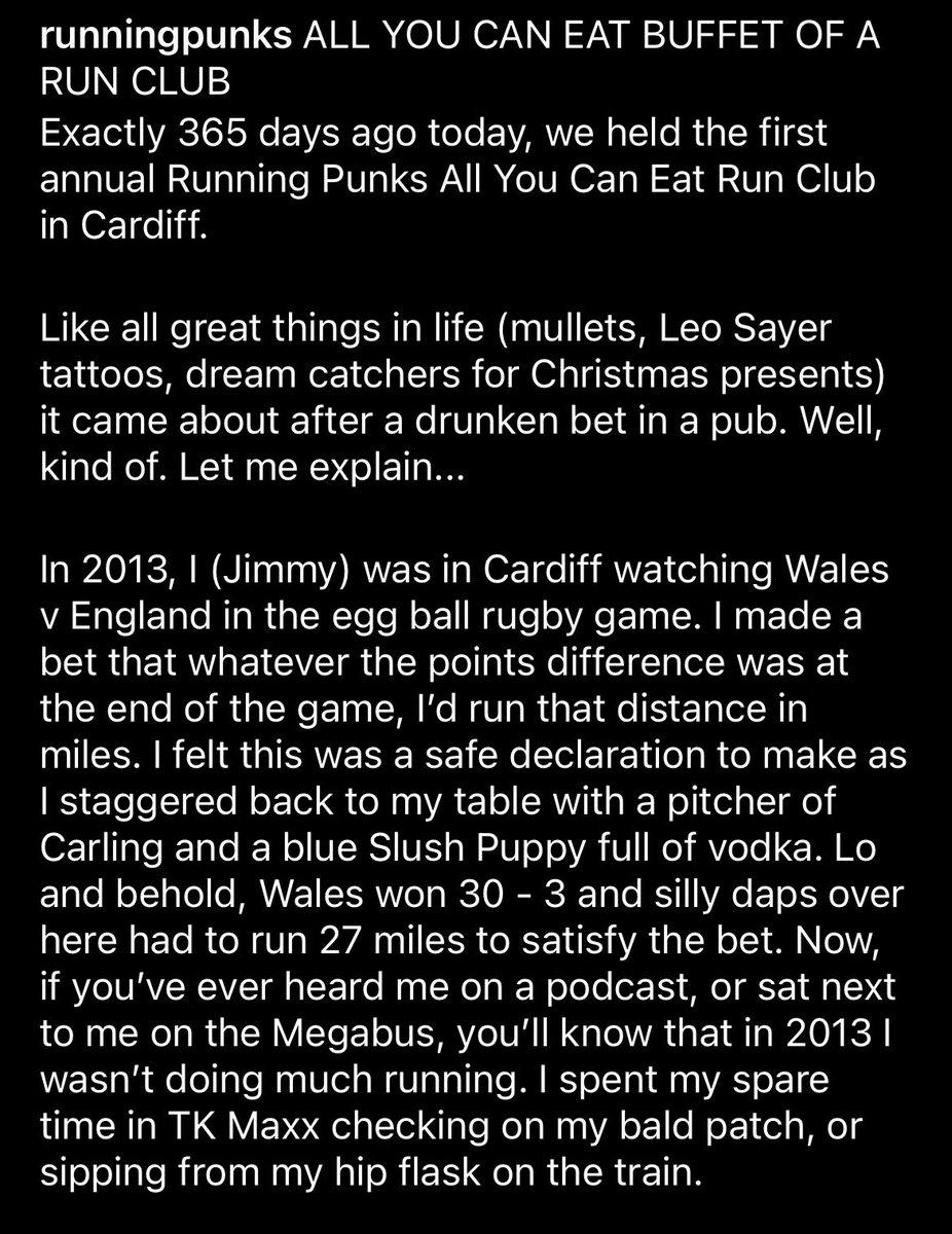 runningpunks's tweet image. Running Punks All You Can Eat Buffet 2023! See you there, Jimmy &amp;amp; Rhods 💜