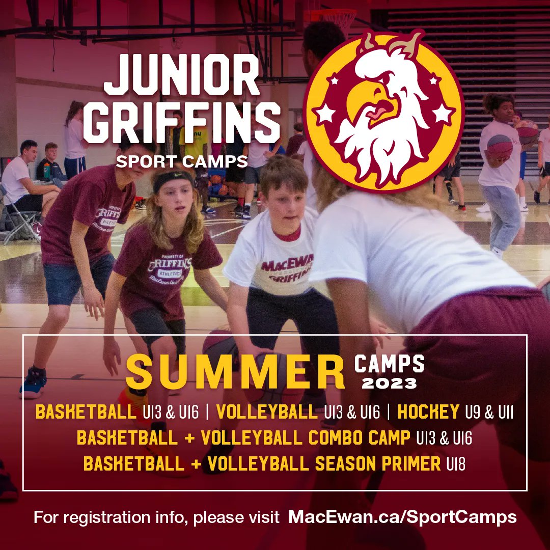 MacEwanWellness's tweet photo. Time is running out and so is space! Register your kids in our summer Jr Griffins Sport and Wellness Aquatic and Recreation or Sport Camps. Camps are in July and August, co-ed, for children from 6 to 16 years old and include extended supervision.
https://t.co/iCtdTjFfPJ
@MacEwanU https://t.co/TDFSjRvTxr