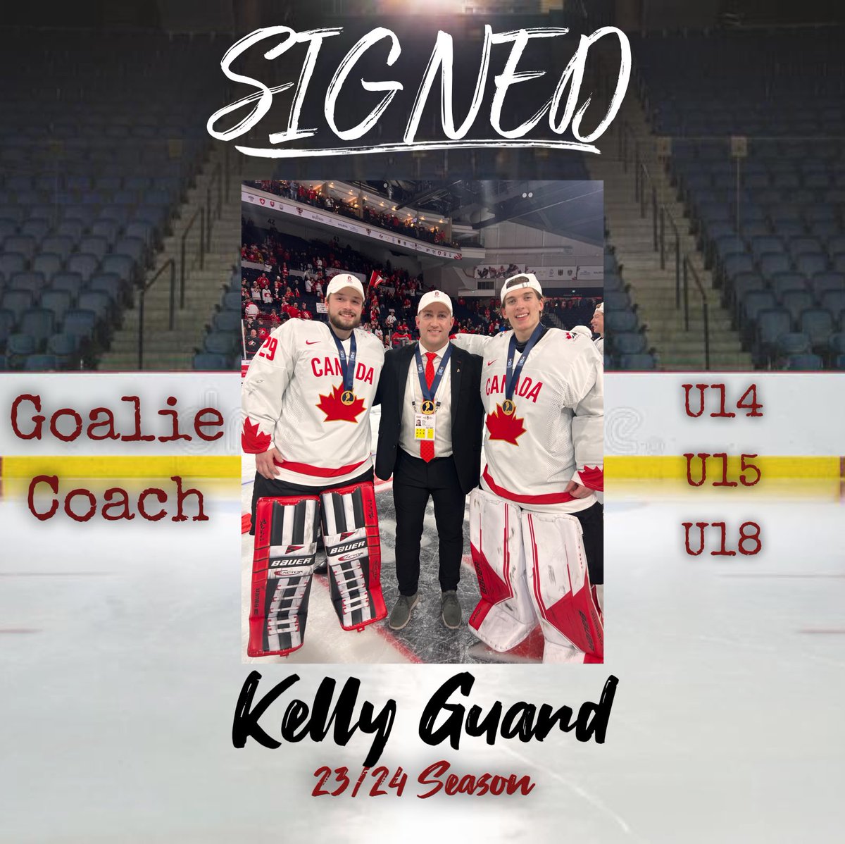Athletics_JPHL's tweet image. ✍️ Kelly Guard ✍️

We are extremely excited to announce that we have signed Kelly Guard as our goalie coach for the 23/24 season! Kelly will work with all 3 age groups and is a great addition to our program! 

Join us in welcoming Kelly to the Athletics program! 🥅