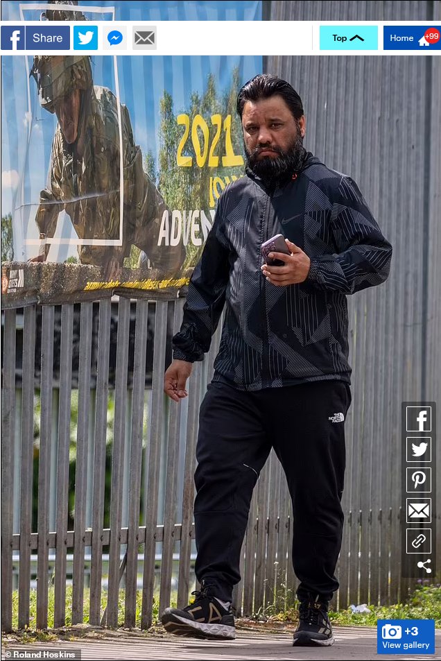 fgmrs's tweet photo. The jobless Kuwaiti-born immigrant, who has never paid into the system is pictured here strolling in the  sunshine close to his taxpayer-funded London home which he shares with  his wife and four children, who receive £3,370 a month in benefits, this is abuse of taxpayer's money. https://t.co/4JpaEfmz3Y