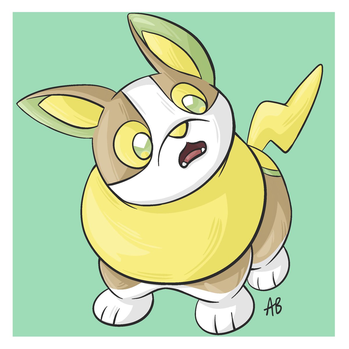 _amberdoodles_'s tweet photo. #pokemon #fanart #yamper #fidough #maschiff #greavard #digitalart https://t.co/60MZE8EtVy