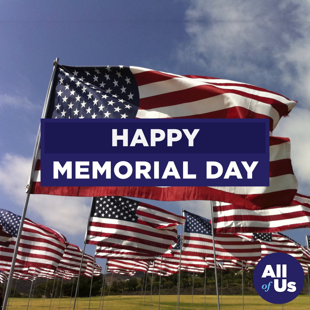 AllofUsResearch on Twitter "Happy Memorial Day! We honor those who