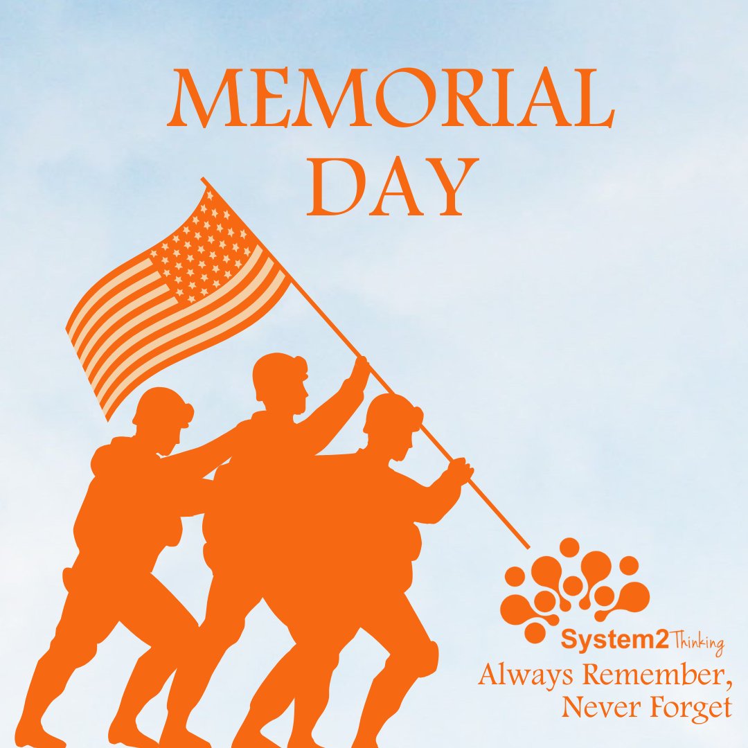 System2Consult's tweet image. Let us take a moment to remember the courageous men and women who have served our nation.

We will never forget their sacrifice 🇺🇸

#memorialday #system2thinking #s2t #titleinsurance #consulting