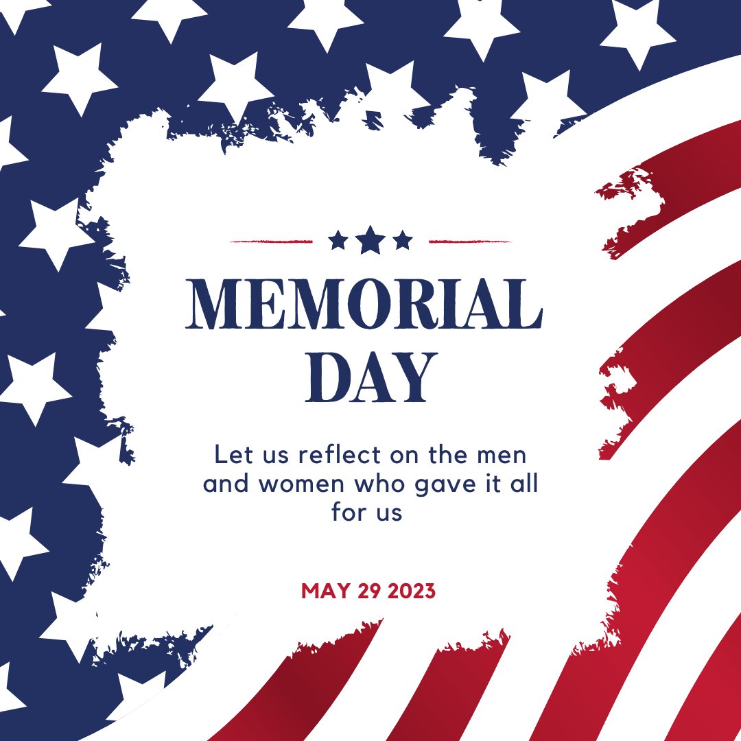 coyablucocktail's tweet photo. Today we honor and mourn those who made the ultimate sacrifice to preserve our country and allow us to live free daily. Visit a memorial today to remember these fallen heroes and thank them for our freedom. https://t.co/vx9x4tJD23