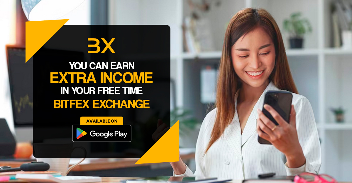 'Maximize your free time with BitFex! Explore a realm of earning possibilities online. Join now and start generating income from the convenience of your home. #BitFex #EarnMoney #SideHustle #OnlineEarning
Download app: bit.ly/3EEYRbi