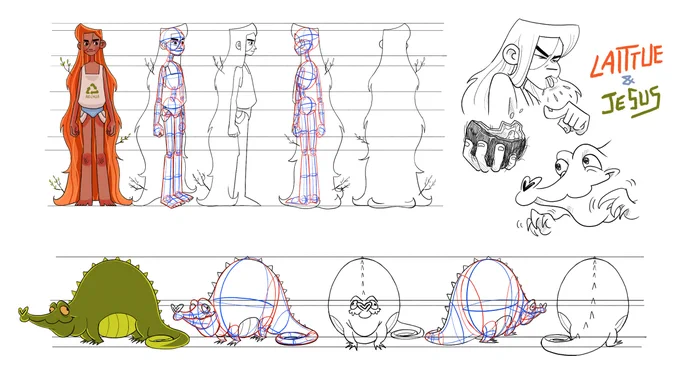 My final character design project for this semester :)