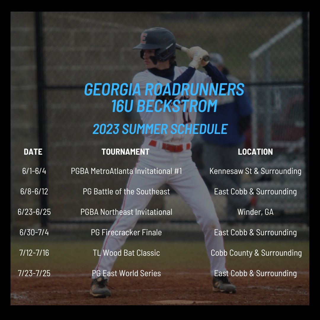 Joseph Gurr (@joseph1_gurr) on Twitter photo Here's my summer schedule. Looking forward to baseball with <a href="/GARoadrunners/">Georgia Roadrunners</a>! <a href="/EFballcoach/">Kyle Counts</a> <a href="/BaseballEFHS/">East Forsyth Baseball</a> Here's my summer schedule. Looking forward to baseball with <a href="/GARoadrunners/">Georgia Roadrunners</a>! <a href="/EFballcoach/">Kyle Counts</a> <a href="/BaseballEFHS/">East Forsyth Baseball</a>