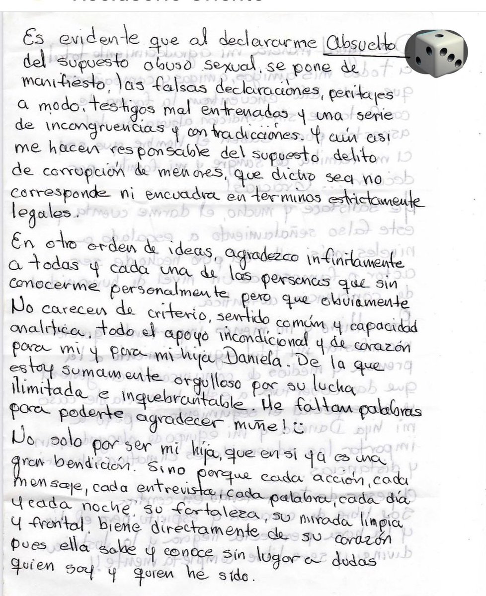 susanitebis's tweet photo. ¡Gracias!
Hector Parra envía contundente mensaje.
Un mensaje necesario ante tanta controversia , se neceistaba saber su postura ante todo lo que ha ocurrido en este tiempo. https://t.co/bsPEcvtLu7