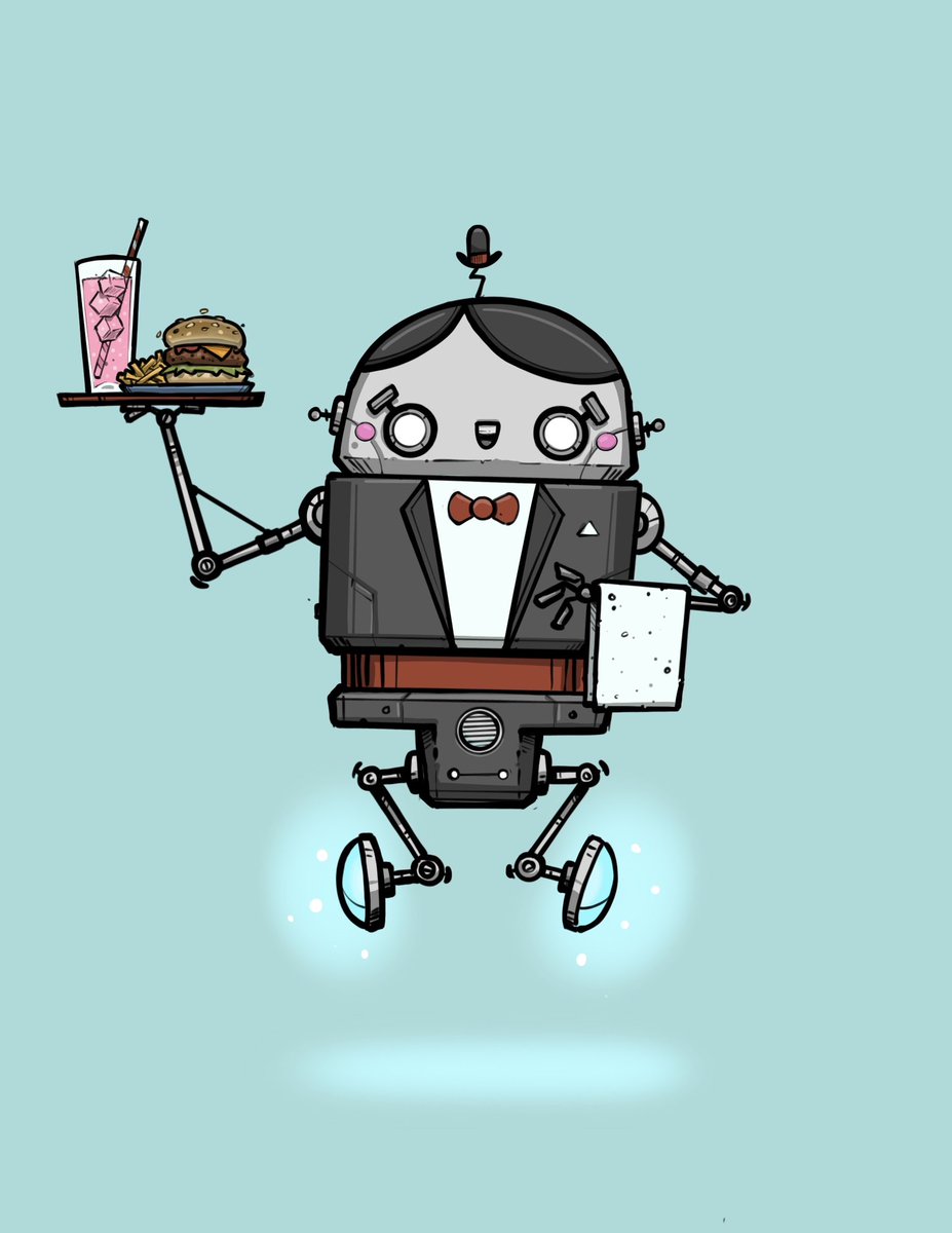 stv_armstrong's tweet photo. Robot Butler
#Sketch #Drawing #Doodle #scifi #Robot #butler #robotbutler #hamburger https://t.co/xMu4R6ayjz