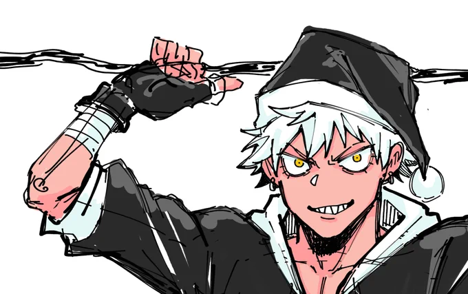 久しぶりです! サンタ君のキャラデザ練り直してたけど 大して変わらんね;;