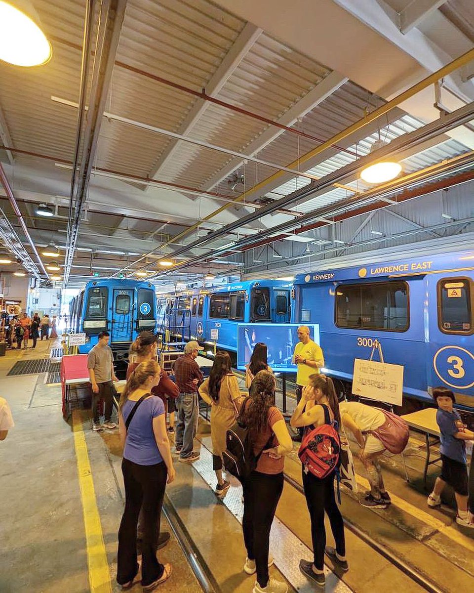 TTChelps's tweet photo. Wow, what a day! Thanks for joining our @Doors_OpenTO event and taking a peek behind the scenes at McCowan Carhouse and Danforth Garage. You made it an unforgettable event!
Thanks @stardchiu, old_ttc, & next_stop_shortturn (IG) for the ๐ธ's!
.
#DOT23 #DoorsOpenToronto #Toronto https://t.co/QITqn5UMlz