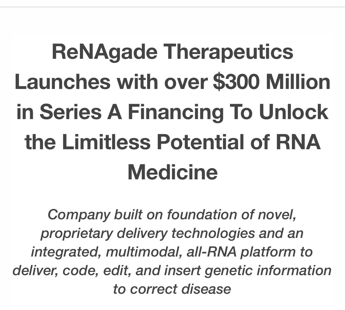 mRNA sector is hot right now … #ROQ are well & truly positioned