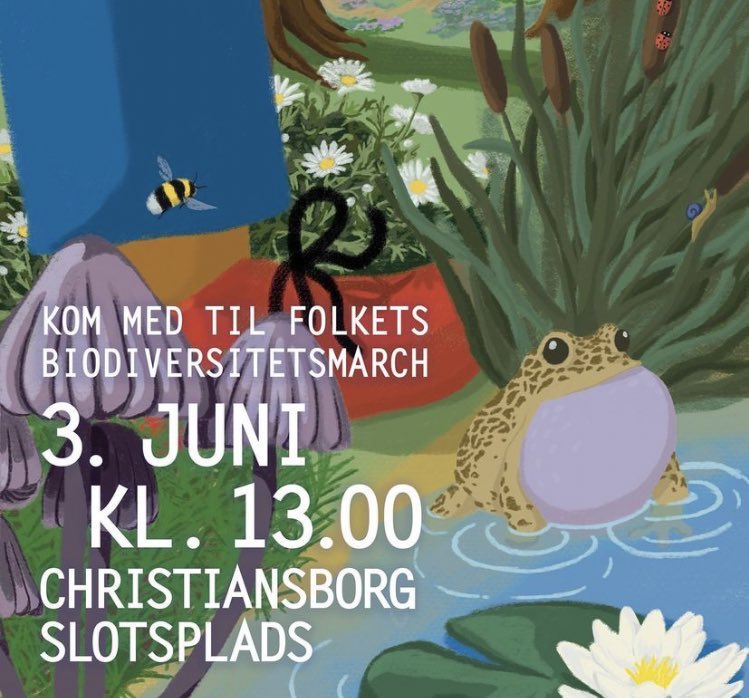 klimamarchen's tweet photo. Danmarks første Folkets Biodiversitetsmarch finder sted på
lørdag. Er du klar til at gå for danmarks første biodiversitetslov?🌞💛 https://t.co/gQ8GIHYxey