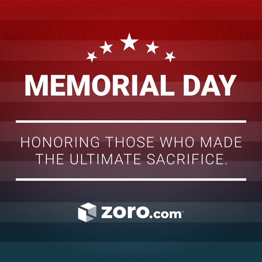 This Memorial Day, we honor the brave men and women who gave their lives for our country. #memorialday