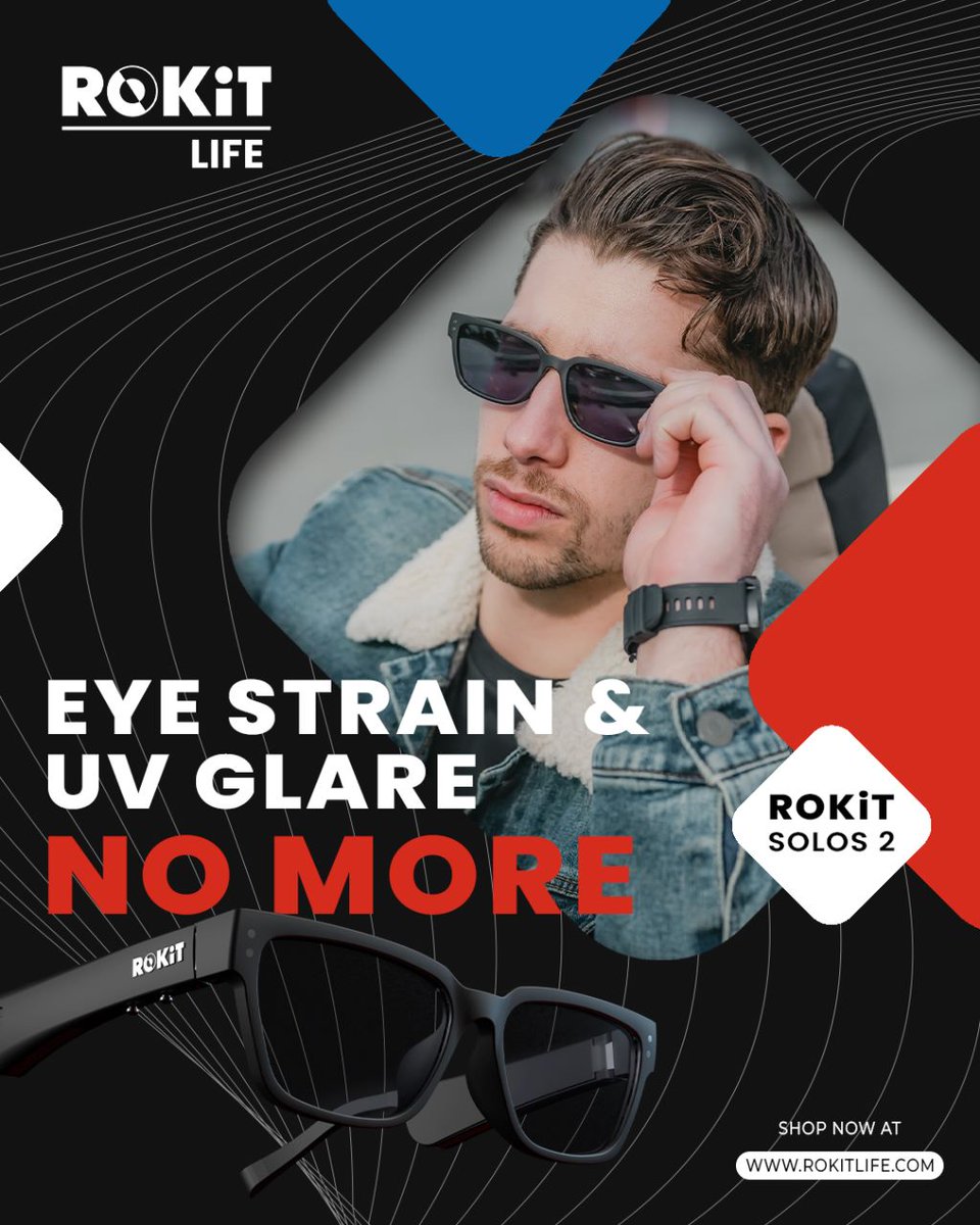 ROKiT Bluetooth Smart Glasses: A blend of style and technology, redefining the way you see the world. 🌍🤓Check out ROKiTLife.com NOW!!

.
#smartglasses #smartglass #bluetoothglasses #bluetoothconnected #sunglass #sunglasslover #sunglassesoftheday #sunglassesstyle