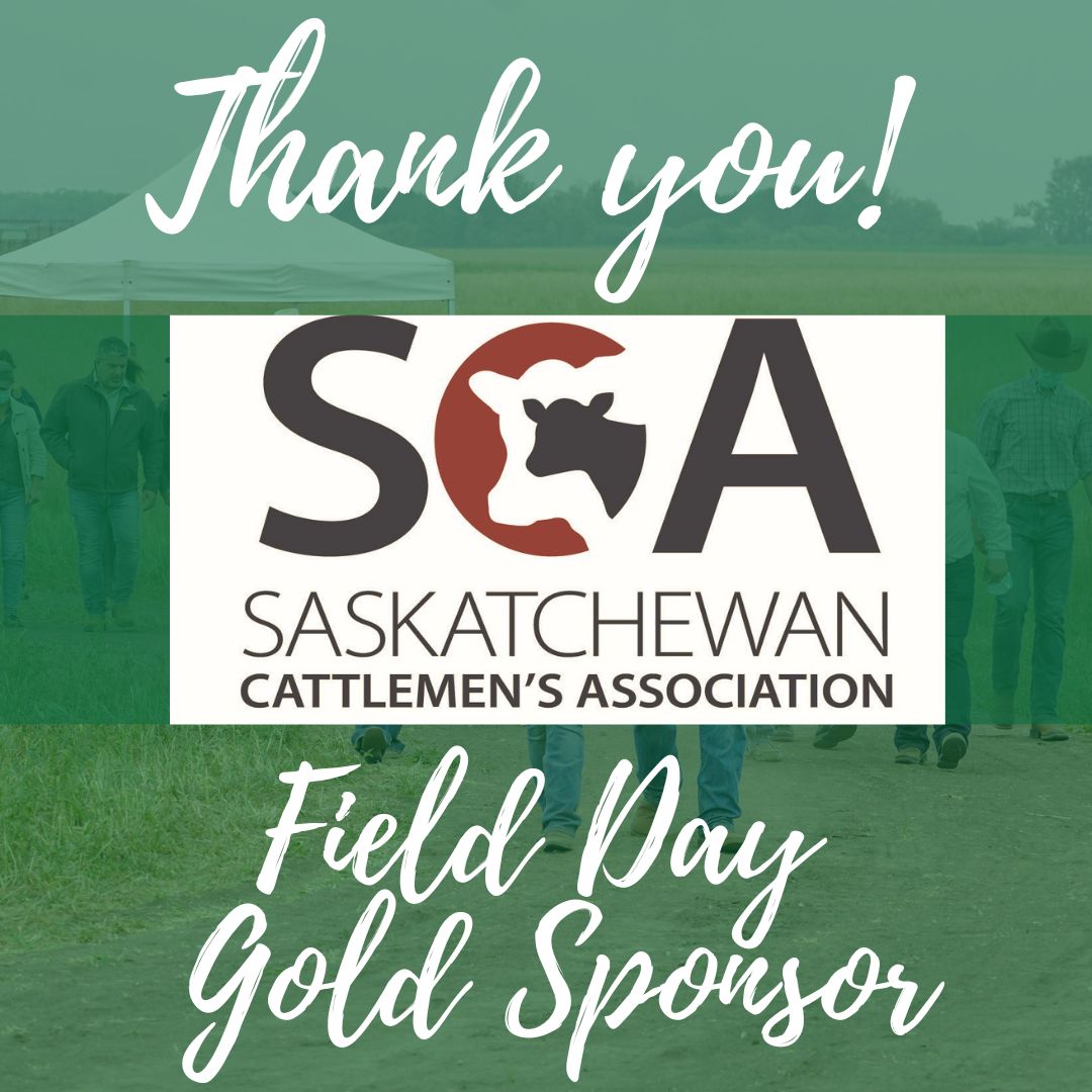 Join us on Tues., June 20, for a full day of livestock and forage research results. Pens, Plots and Paddocks tour to feature @usask @agbiousask #WCVM scientists. Get your free ticket (includes lunch) at LFCE2023FieldDay.eventbrite.com.
Thanks @SaskCattlemens!