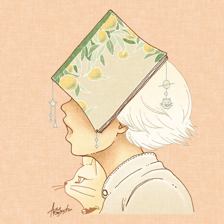 「#お宅の白髪っ子見せてください  最近お気に入りだから増えてきた」|Aoshu＊4/7-文房堂アワード展示のイラスト