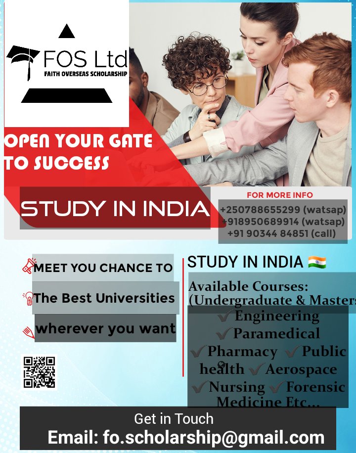 FOS__Ltd's tweet photo. @DailyMonitor #study_in_INDIA https://t.co/G8hlDnjdes